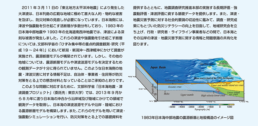 日本海地震・津波調査プロジェクトとは1