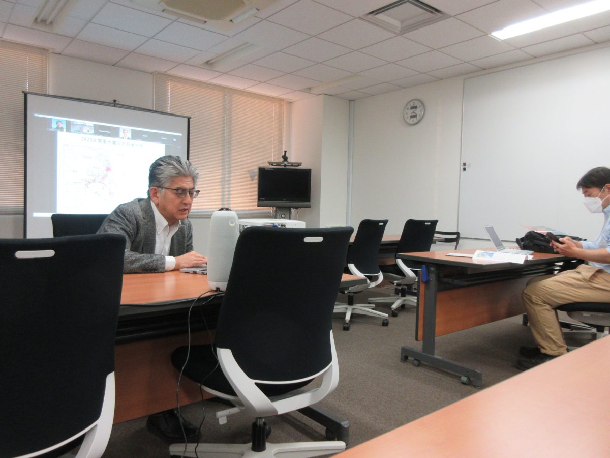 開催報告：懇談の場「関東大震災から100年-過去の発生履歴を理解し未来の発生を予測する-